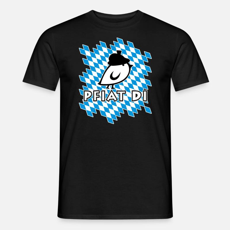 TWEETLERCOOLS - pfiat di - Männer T-Shirt - Schwarz