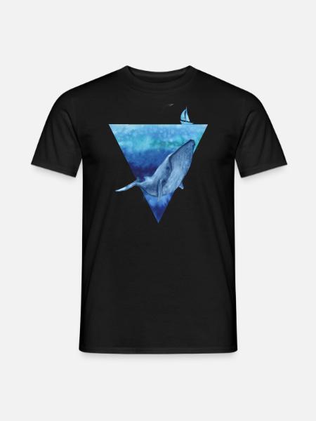 baleine - T-shirt homme - noir