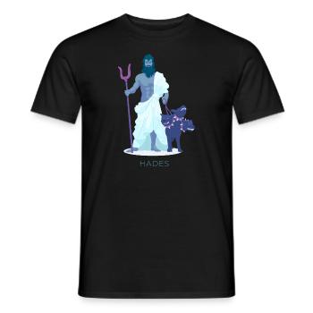 Hadès - Mythologie grecque - T-shirt homme - noir - Devant - AI Model Male 178 light (178cm)