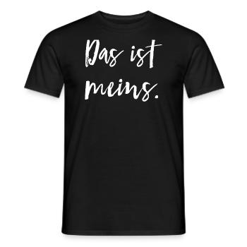 Das ist meins. - Männer T-Shirt - Schwarz - Vorne - AI Model Male 178 light (178cm)