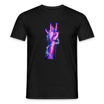 Westside Hand Handzeichen West Coast Side - Männer T-Shirt - Schwarz - Vorne - AI Model Male 178 light (178cm)