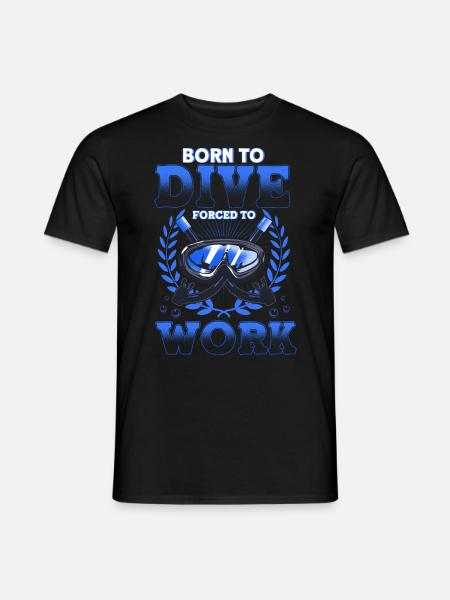 Tauchen Scuba Dive Gerätetauchen Geschenk - Männer T-Shirt - Schwarz