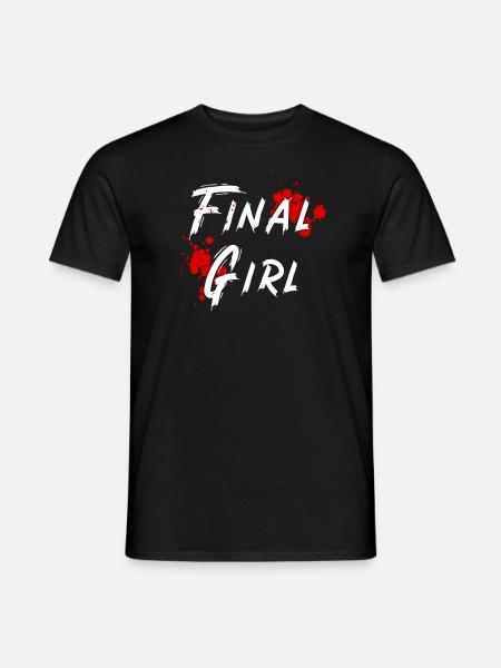 Final Girl Horrorfilm Überlebende - Männer T-Shirt - Schwarz