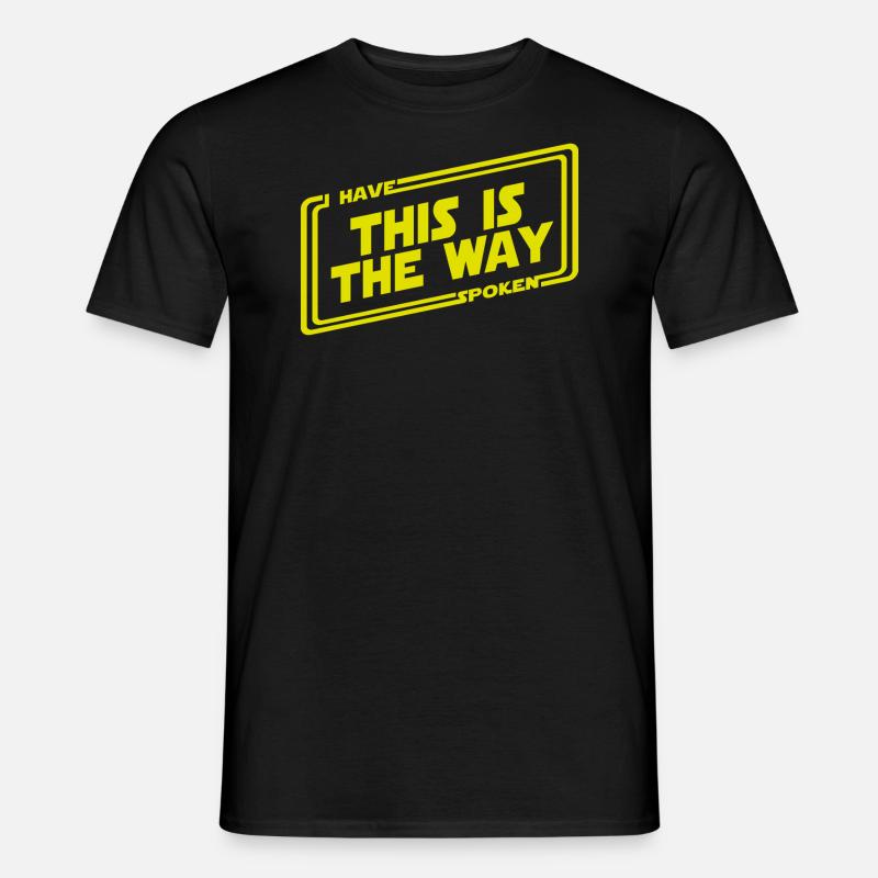 This is the way - bounty hunter - Männer T-Shirt - Schwarz