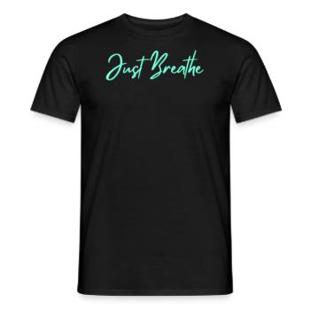 Meditation-Dandelion-Yoga-Nature-Cute - Men's T-Shirt - black - Front - AI Model Male 178 light (178cm)
