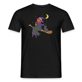 Chillin Halloween - Men's T-Shirt - black - Front - AI Model Male 178 light (178cm)