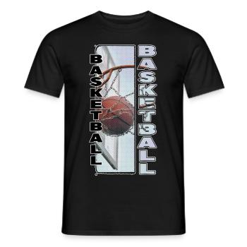 Basketteur Basketteur Basketteur Dunking Sport Player - T-shirt homme - noir - Devant - AI Model Male 178 light (178cm)