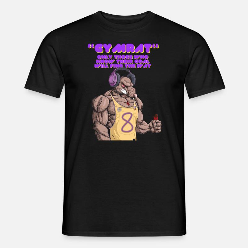 Gym - Männer T-Shirt - Schwarz