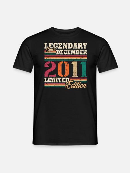 Légendaire Décembre 2011 édition limitée - T-shirt homme - noir