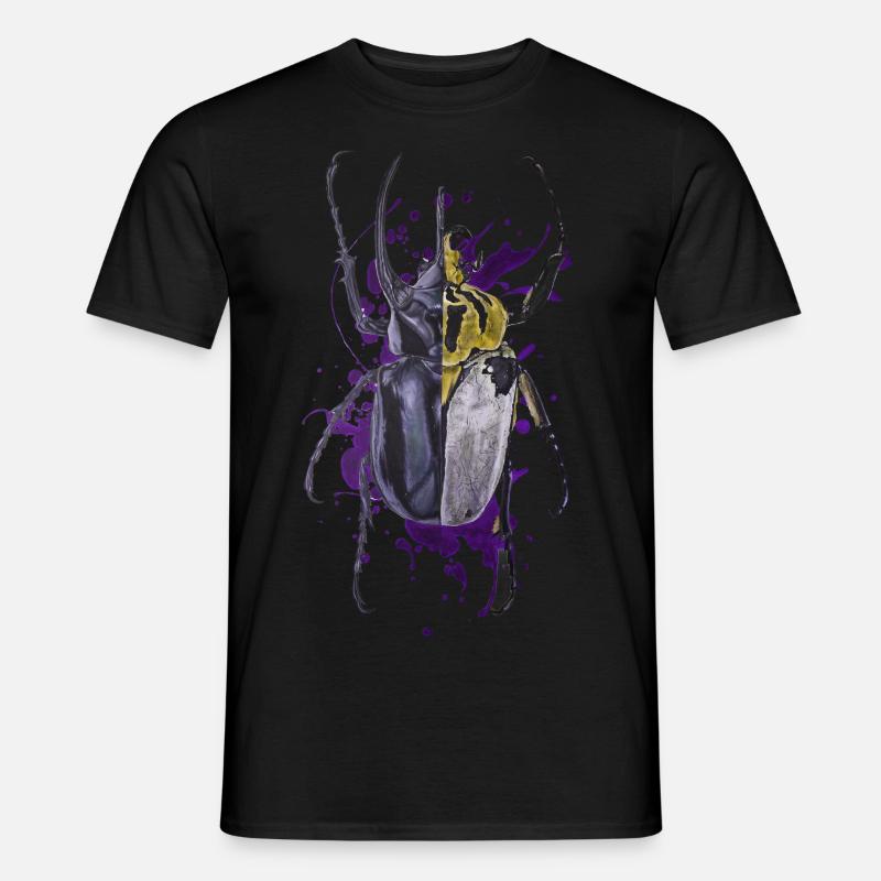 Coleoptera Käferkäfer Insekt - Männer T-Shirt - Schwarz