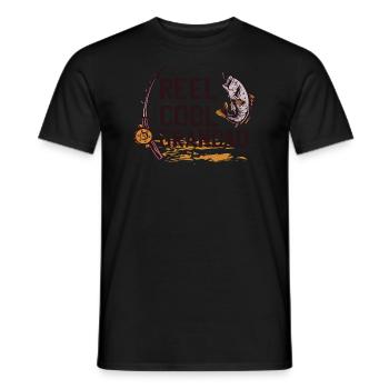Reel cool Grandad Reel cool Grandad Inspiration sp - Männer T-Shirt - Schwarz - Vorne - AI Model Male 178 light (178cm)