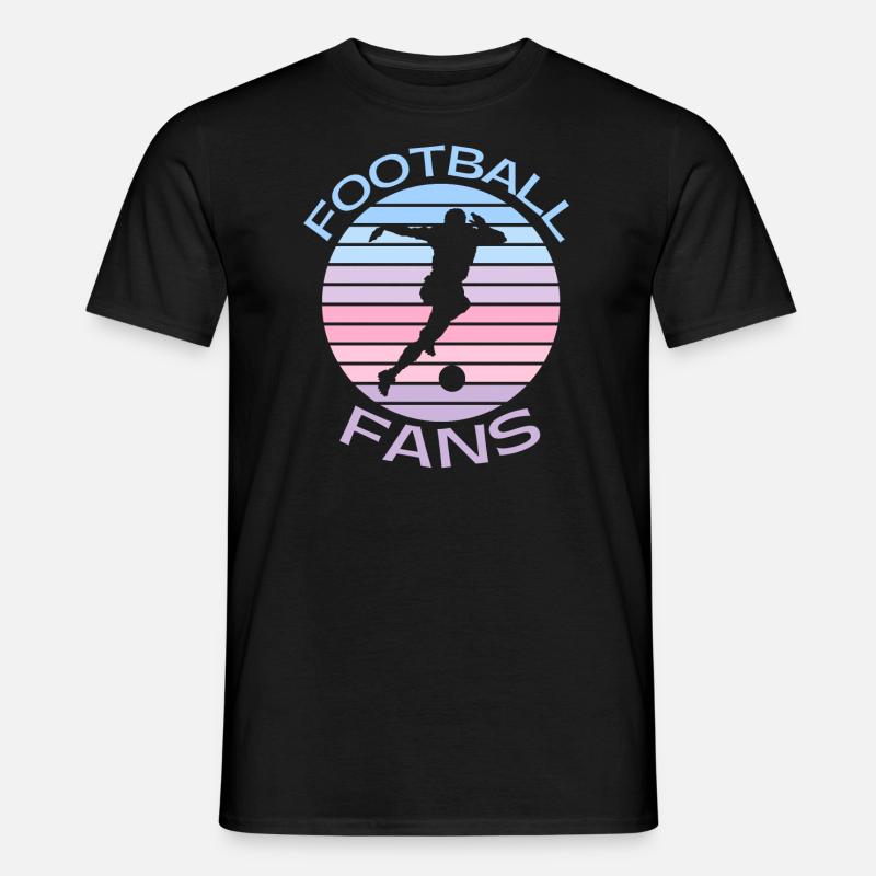 Fußballfans - Männer T-Shirt - Schwarz