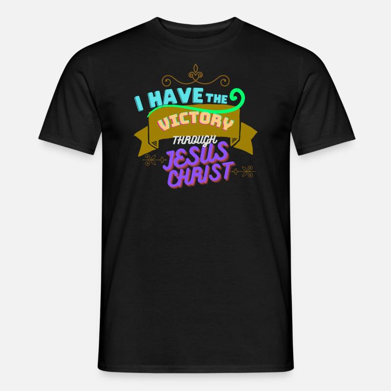Victory - Männer T-Shirt - Schwarz