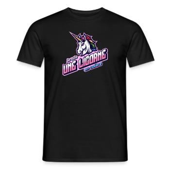 Je suis une licorne en colère - T-shirt homme - noir - Devant - AI Model Male 178 light (178cm)