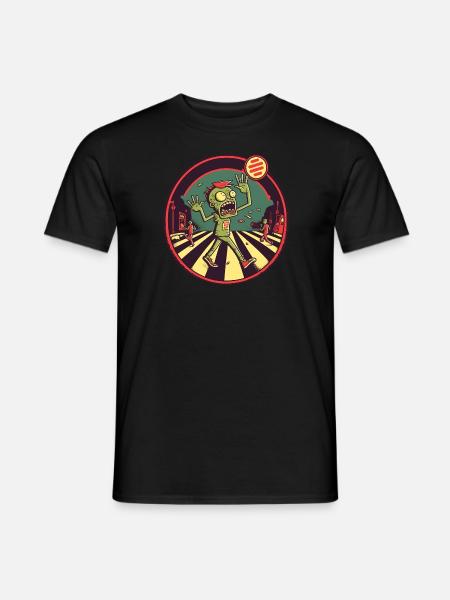 Zombie auf abwegen - Männer T-Shirt - Schwarz