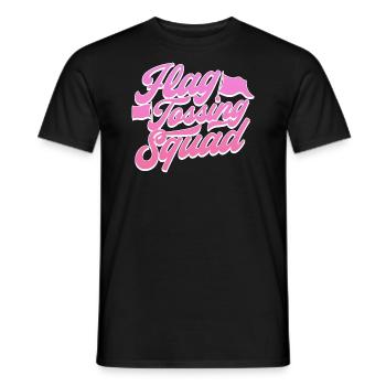Flag Tossing Squad - Men's T-Shirt - black - Front - AI Model Male 178 light (178cm)