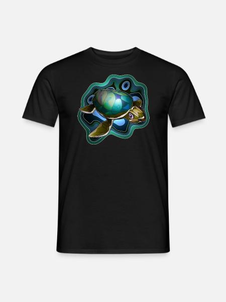 Sea Turtle 2 - Men's T-Shirt - black