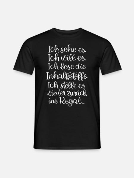 Inhaltsstoffe Nr. 1 - Männer T-Shirt - Schwarz