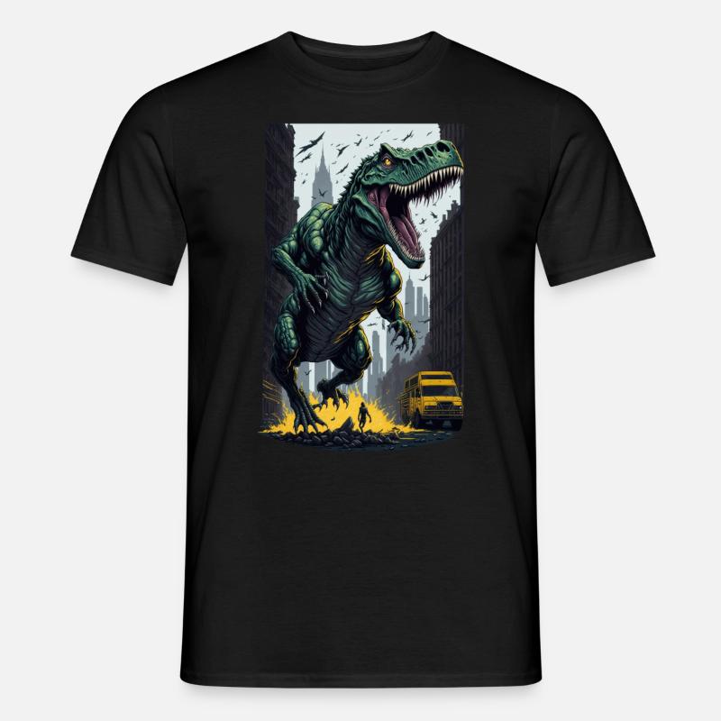 T Rex - Männer T-Shirt - Schwarz