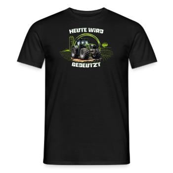 Heute wird Gedeutzt - Set - Männer T-Shirt - Schwarz - Vorne - AI Model Male 178 light (178cm)