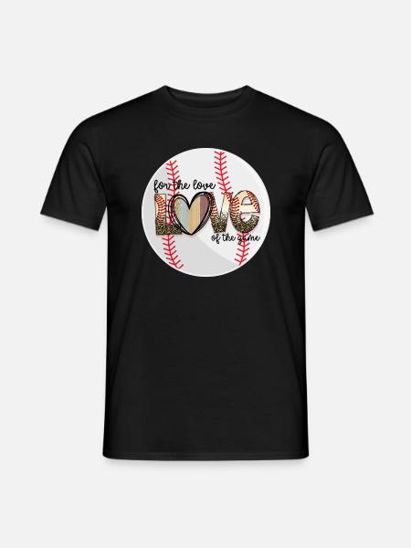 Love Baseball - Men's T-Shirt - black