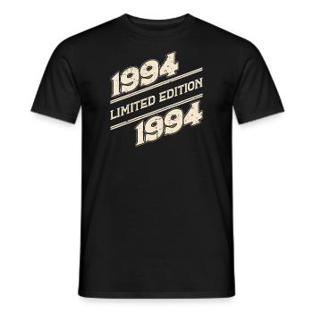 1994 BC Limitierte Auflage - 1994 Geburtstagsgeschenk - Männer T-Shirt - Schwarz - Vorne - AI Model Male 178 light (178cm)
