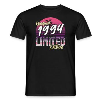 1994 SW original édition limitée - 1994 Anniversaire - T-shirt homme - noir - Devant - AI Model Male 178 light (178cm)