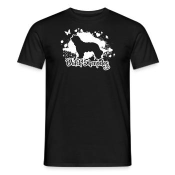 Chien de berger hollandais Chiens de race Wilsigns - T-shirt homme - noir - Devant - AI Model Male 178 light (178cm)