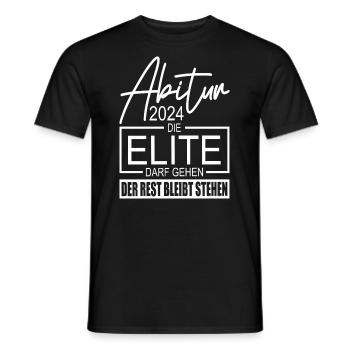 Abitur 2024 - Männer T-Shirt - Schwarz - Vorne - AI Model Male 178 light (178cm)