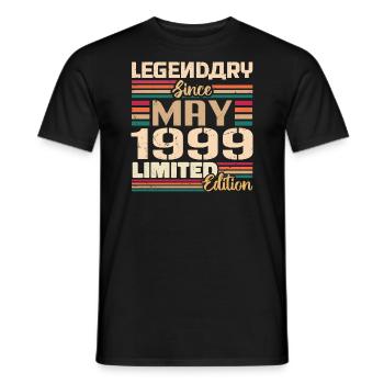 May 1999 May - Jubilee May 1999 - Men's T-Shirt - black - Front - AI Model Male 178 light (178cm)