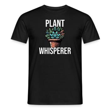 Plant Whisperer - Männer T-Shirt - Schwarz - Vorne - AI Model Male 178 light (178cm)