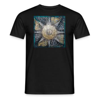 Calligraffiti - Sonne - Männer T-Shirt - Schwarz - Vorne - AI Model Male 178 light (178cm)