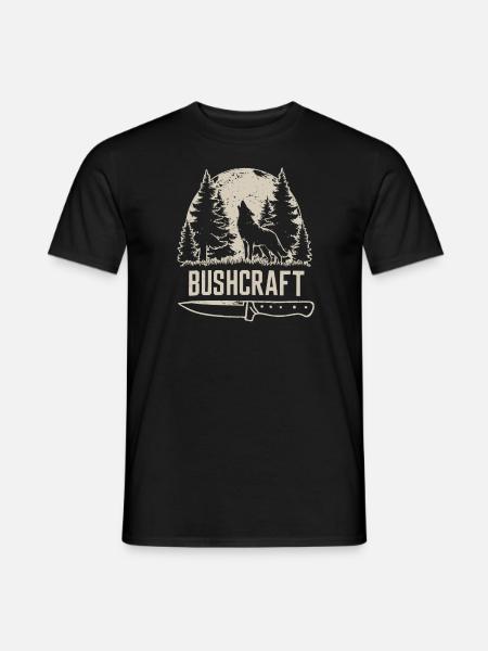 Bushcraft - Männer T-Shirt - Schwarz