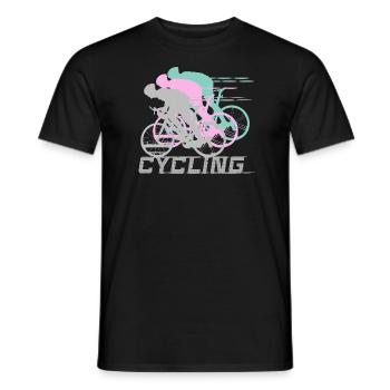 Cyclisme - T-shirt homme - noir - Devant - AI Model Male 178 light (178cm)