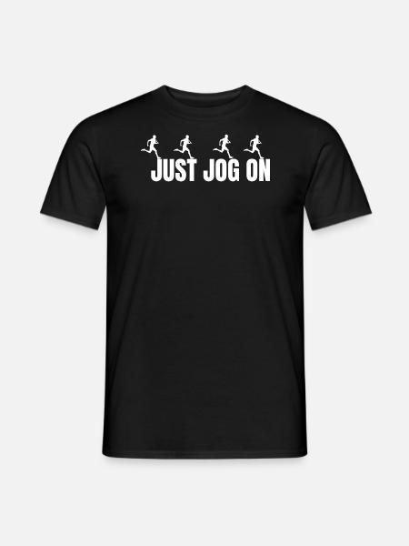 Joggen - Männer T-Shirt - Schwarz