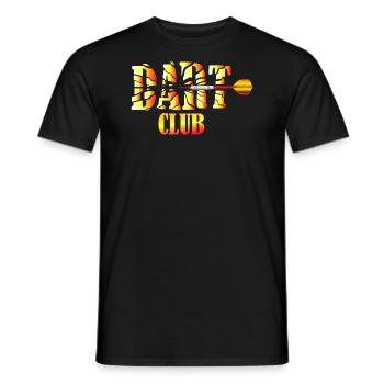 Dart Dartpfeil Geschenk - Männer T-Shirt - Schwarz - Vorne - AI Model Male 178 light (178cm)