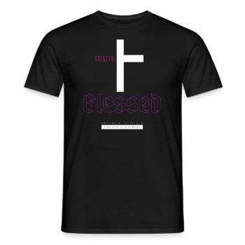 Croix Streetwear reconnaissante - T-shirt homme - noir - Devant - AI Model Male 178 light (178cm)