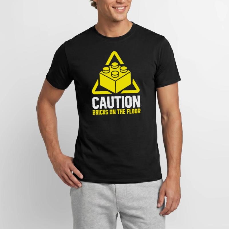 Constructeur de briques Bâtiment en briques Maître constructeur T-shirt homme