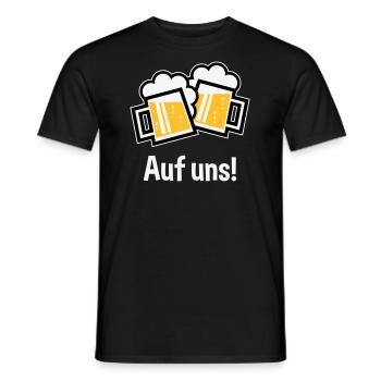 XAufuns! – 2 Bayrische Originale (3) - Männer T-Shirt - Schwarz - Vorne - AI Model Male 178 light (178cm)