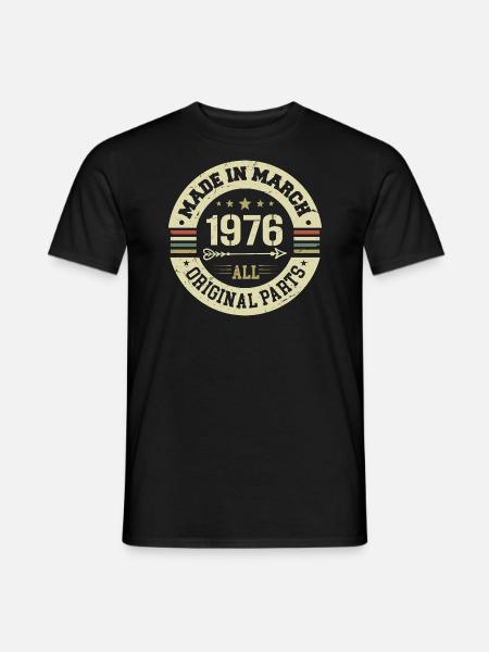 Legendary since March 1976 - Men's T-Shirt - black