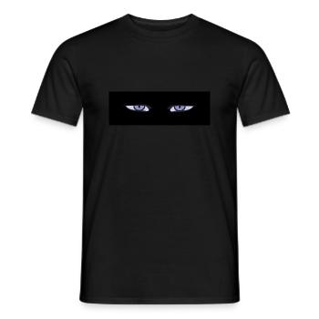 Anime Augen - Männer T-Shirt - Schwarz - Vorne - AI Model Male 178 light (178cm)