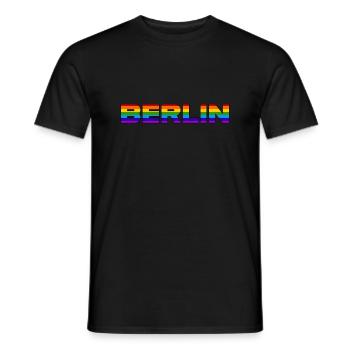 Berlin - Men's T-Shirt - black - Front - AI Model Male 178 light (178cm)