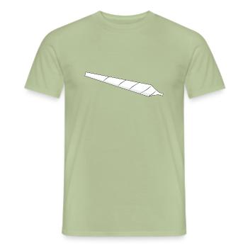 Joint - Männer T-Shirt - Sage - Vorne - AI Model Male 178 light (178cm)