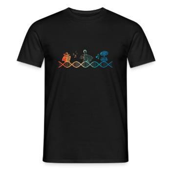 Accodeon liegt in meiner DNA - Männer T-Shirt - Schwarz - Vorne - AI Model Male 178 light (178cm)