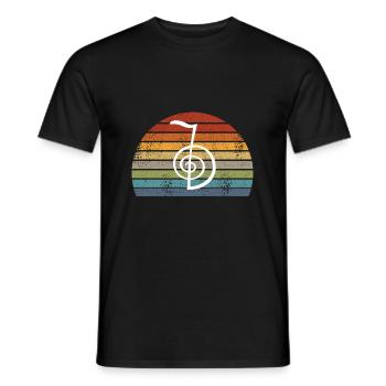 Gifts for Reiki Master Reiki Therapists Yoga - Men's T-Shirt - black - Front - AI Model Male 178 light (178cm)