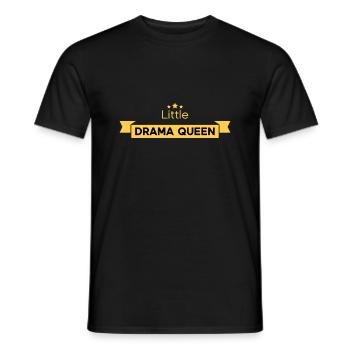 Little Drama Queen - Männer T-Shirt - Schwarz - Vorne - AI Model Male 178 light (178cm)