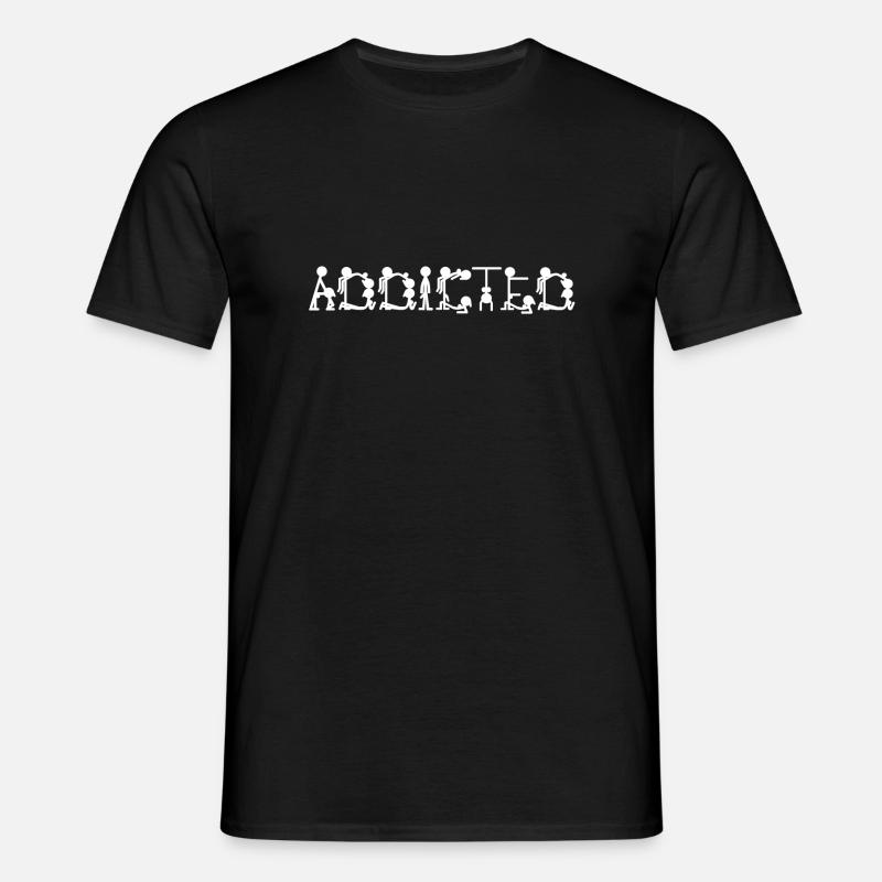 Addicted - Men's T-Shirt - black