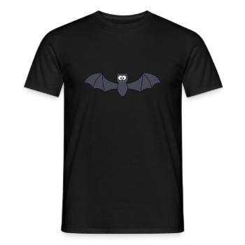 Chauve-souris - T-shirt homme - noir - Devant - AI Model Male 178 light (178cm)