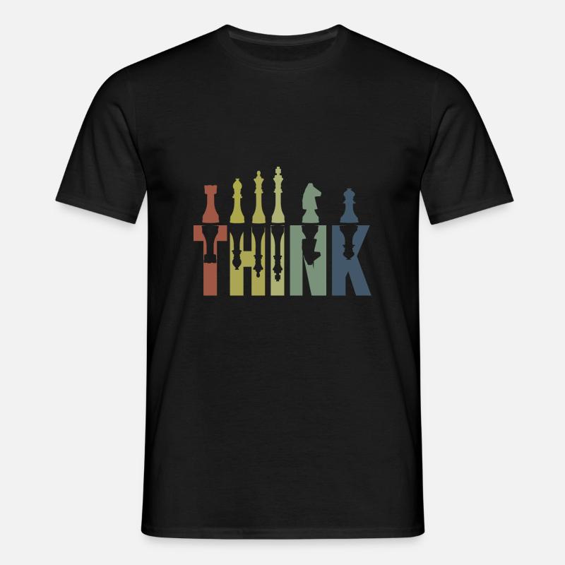 Think Chess King - Men's T-Shirt - black