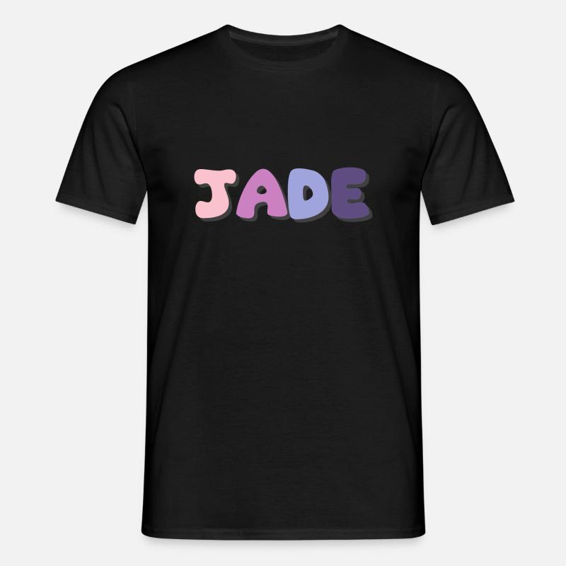Name - Jade - Männer T-Shirt - Schwarz